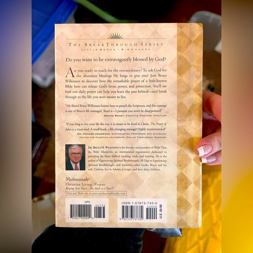 💜NEW -The Prayer of Jabez Hardback Book